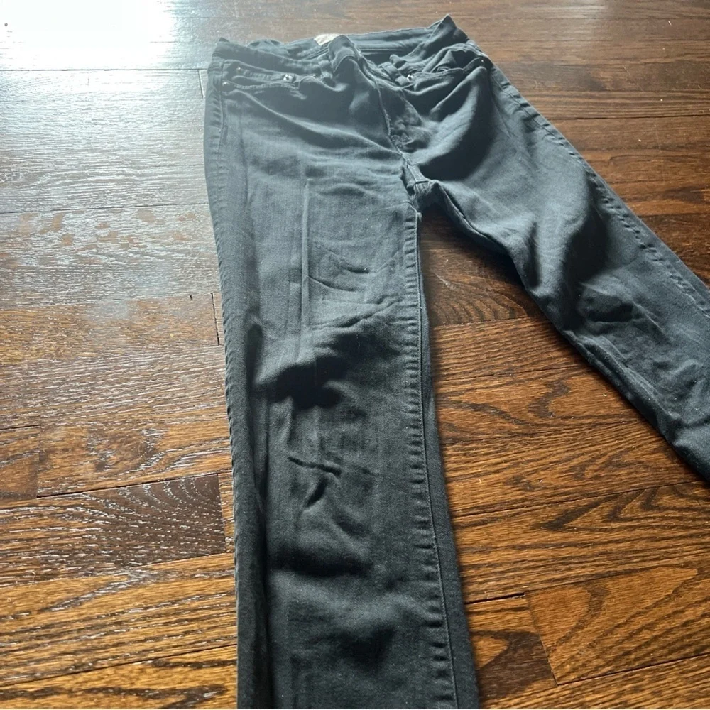J Crew Black Lookout High Rise Skinny Jeans Womens Size 27